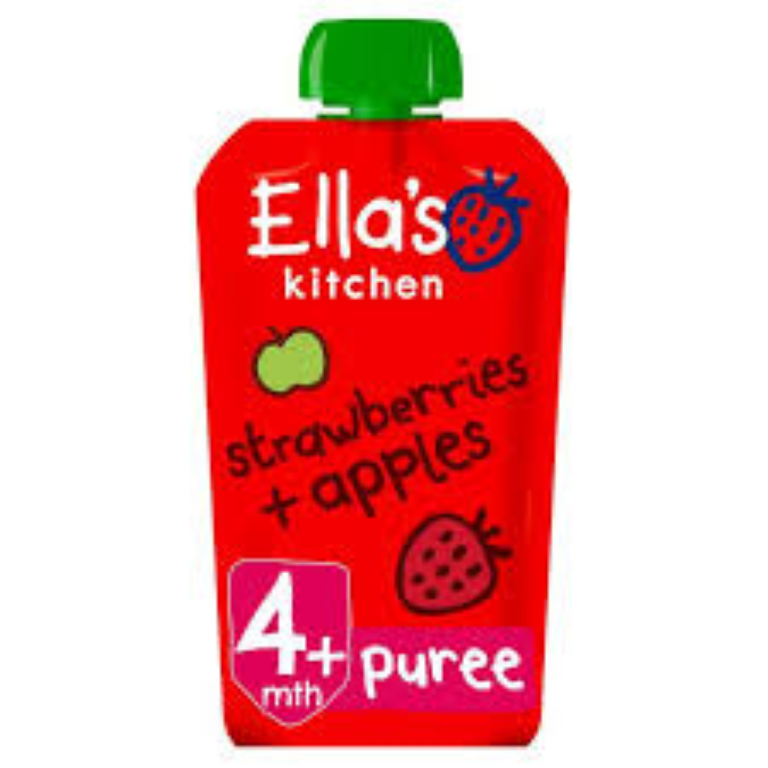ELLA'S KITCHEN ORG S/BERRIES+APPLES 120G